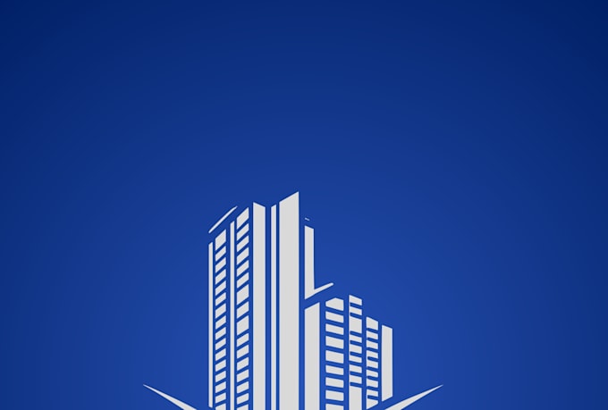the logo is centered and features a stylized graphic